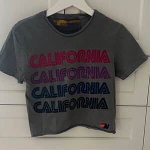 Aviator Nation Gray California Tee